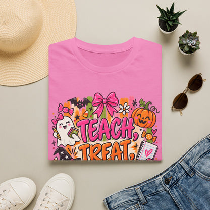 T-Shirt — Teach, Treat, Repeat Halloween Teacher Tee