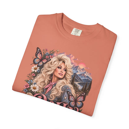 Dolly Parton Tribute Tee | Country Music Legend Memorial Shirt | Vintage Western Butterfly Floral Graphic Tee