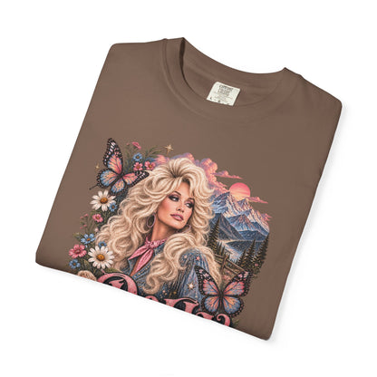 Dolly Parton Tribute Tee | Country Music Legend Memorial Shirt | Vintage Western Butterfly Floral Graphic Tee