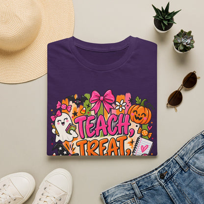 T-Shirt — Teach, Treat, Repeat Halloween Teacher Tee