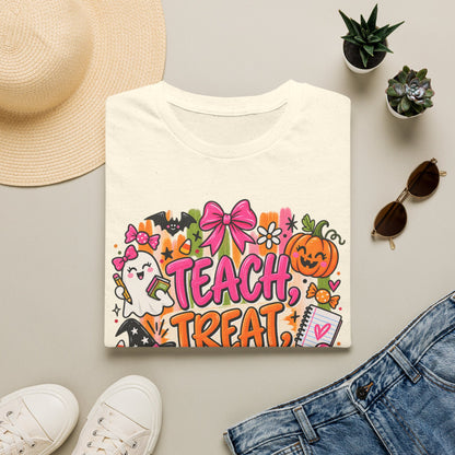 T-Shirt — Teach, Treat, Repeat Halloween Teacher Tee