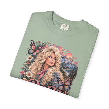Dolly Parton Tribute Tee | Country Music Legend Memorial Shirt | Vintage Western Butterfly Floral Graphic Tee