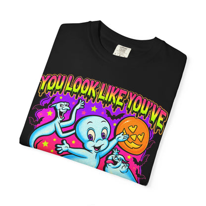 You Look Like You've Seen a Ghost T-shirt | Cute Cartoon Ghost Halloween Tee