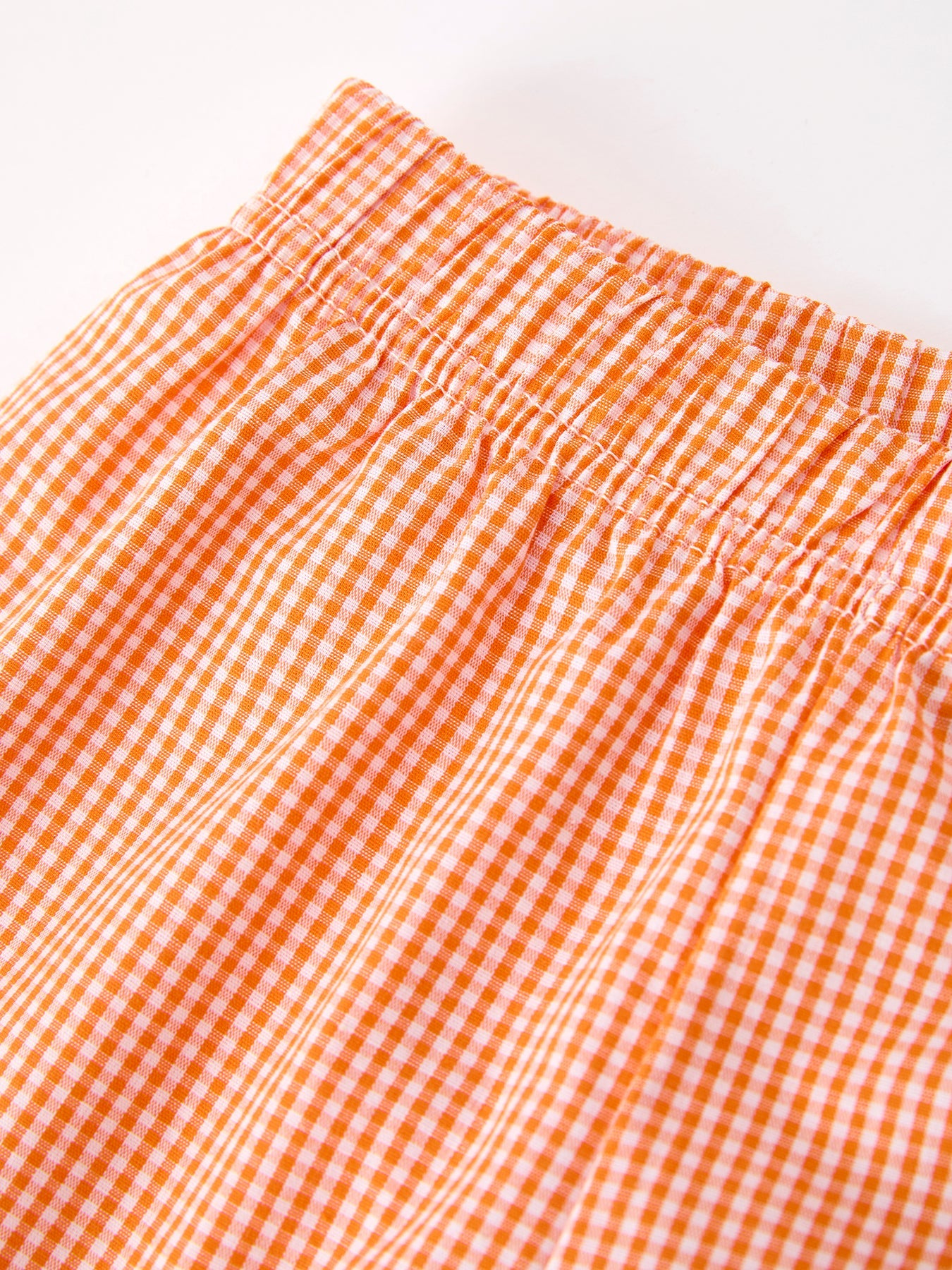 Summer Whale Embroidery Boys Set T Shirt Plaid Shorts Outfit