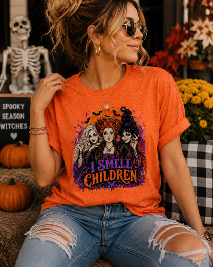 I Smell Children tee | Hocus Pocus witches Halloween shirt