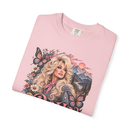 Dolly Parton Tribute Tee | Country Music Legend Memorial Shirt | Vintage Western Butterfly Floral Graphic Tee
