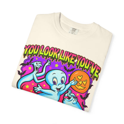 You Look Like You've Seen a Ghost T-shirt | Cute Cartoon Ghost Halloween Tee