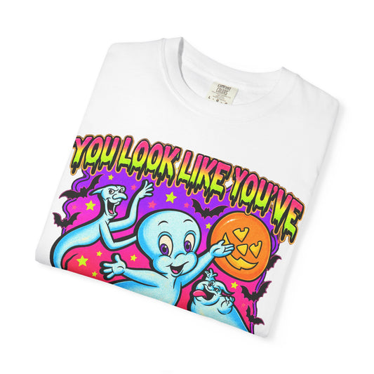 You Look Like You've Seen a Ghost T-shirt | Cute Cartoon Ghost Halloween Tee