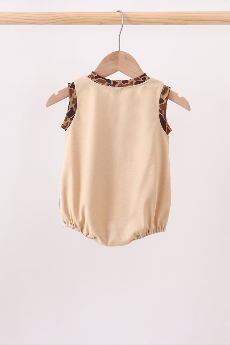 Camouflage duck applique bubble