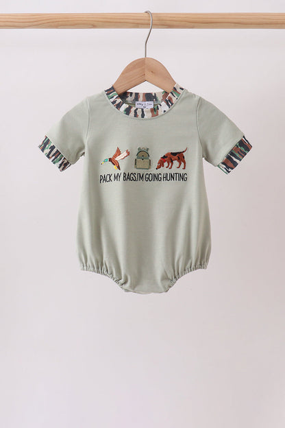 Sage Hunting Embroidered Bubble