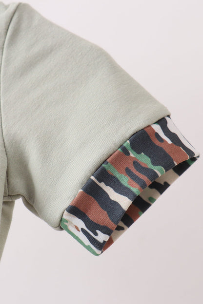 Sage Hunting Embroidered Bubble