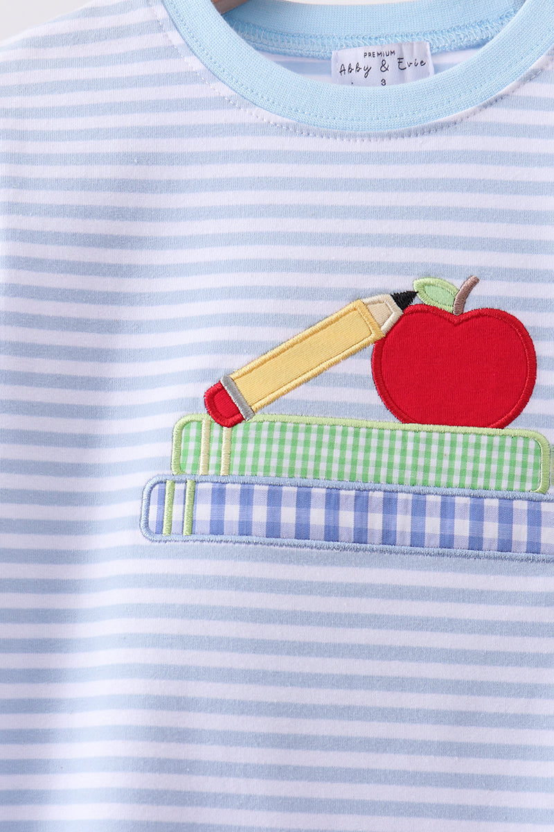 Blue Apple Pencil Embroidery Set